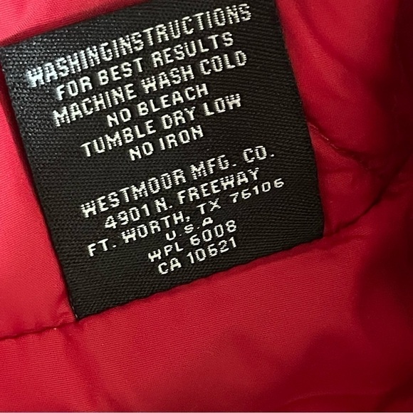 Powder River Trench Coat Hoodie Jacket Women L Belted Zip Up Windbreaker Red - Picture 15 of 17